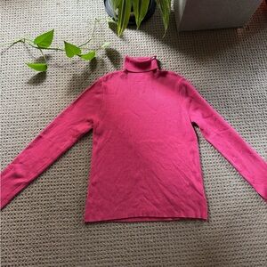 Polo Ralph Lauren Women's Raspberry Pink Turtleneck Sweater